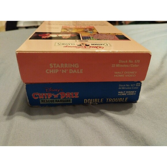 Disney Chip N Dale VHS Lot of 2 Tapes - Rescue Rangers & Classic Cartoons - Picture 4 of 6